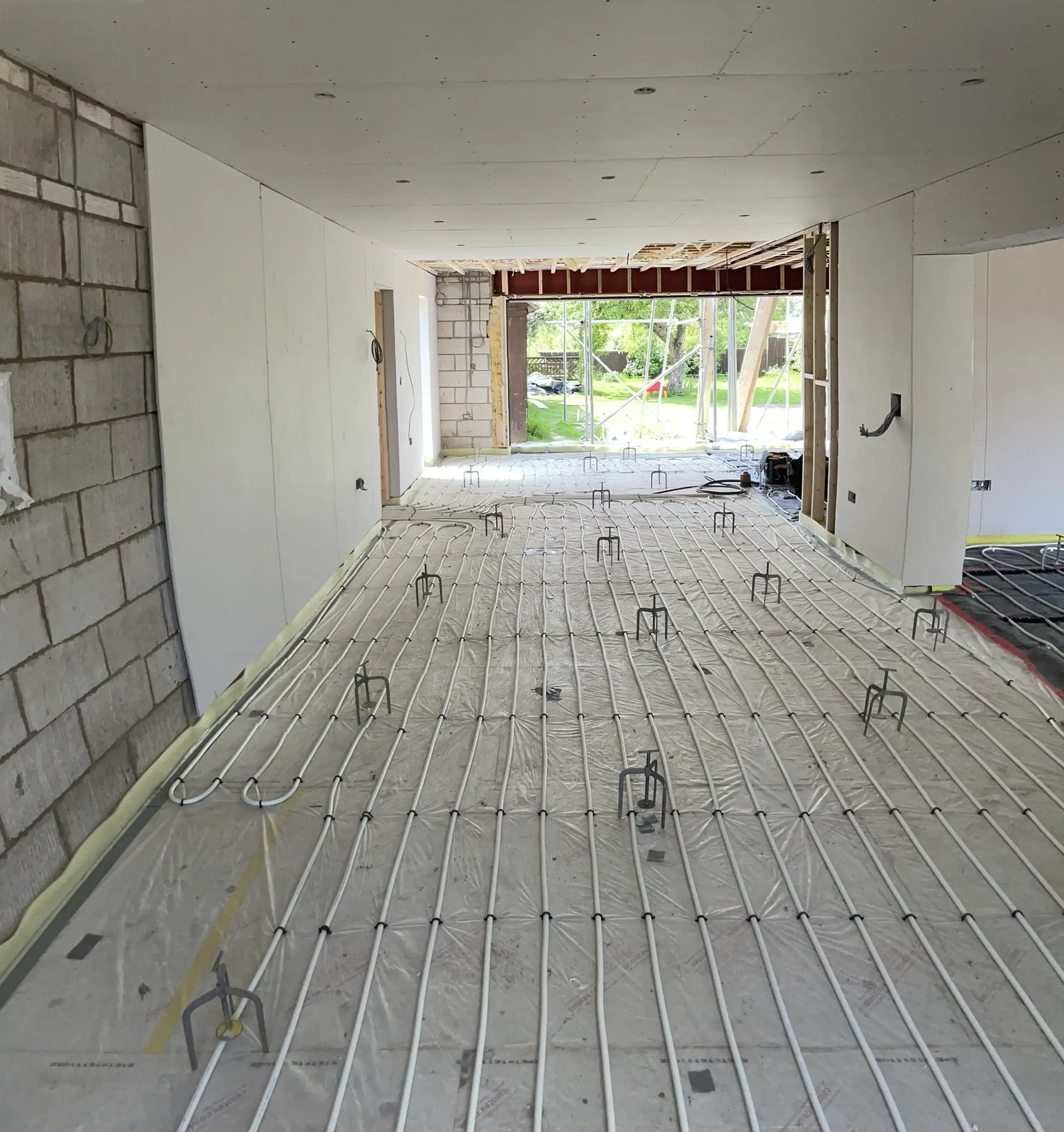 Commercial interior fit-out preparation
